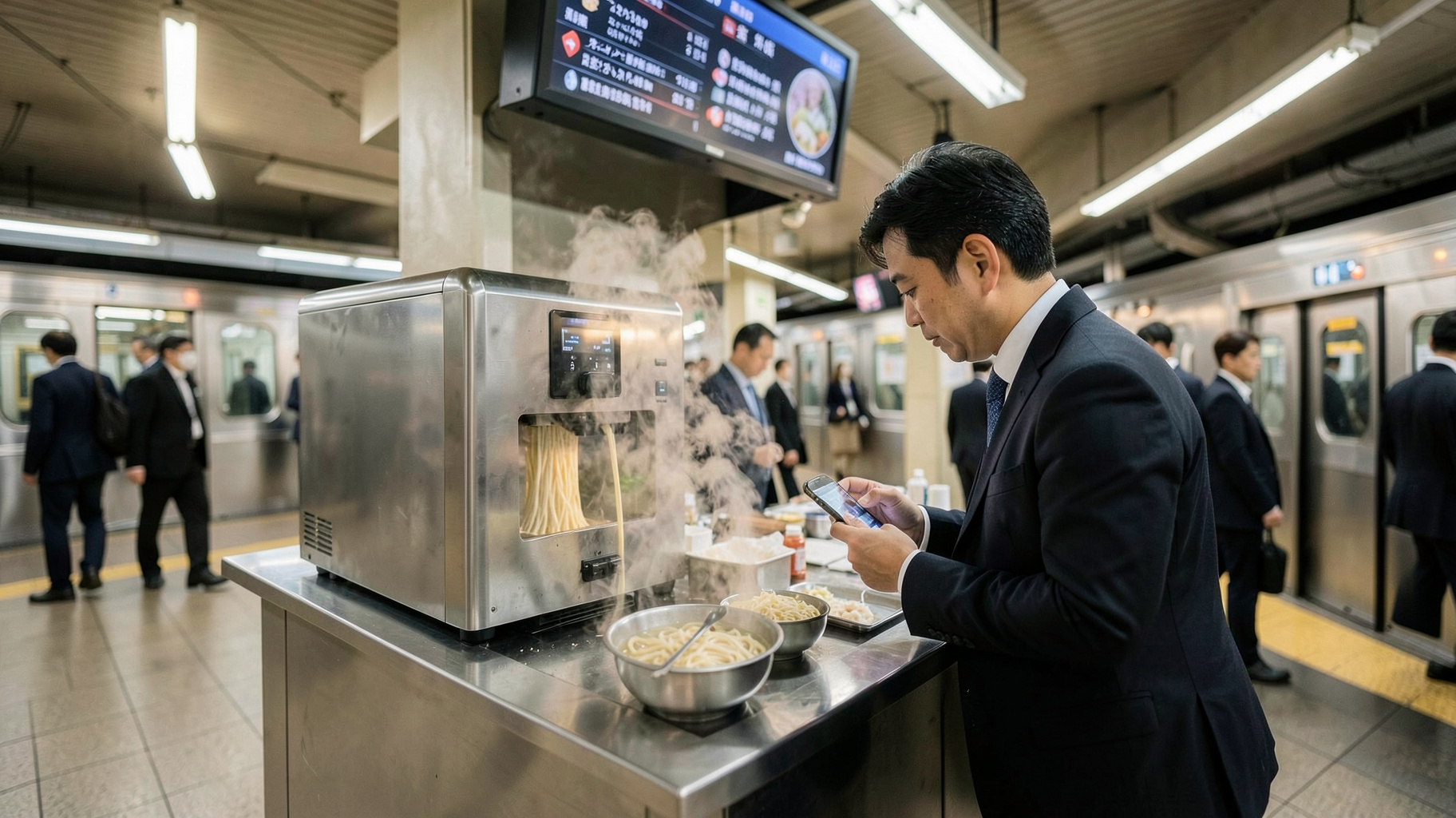 上野駅の完全無人そば店に学ぶ、ヒートポンプ保守業界の遠隔監視化と省人化設計のヒント
